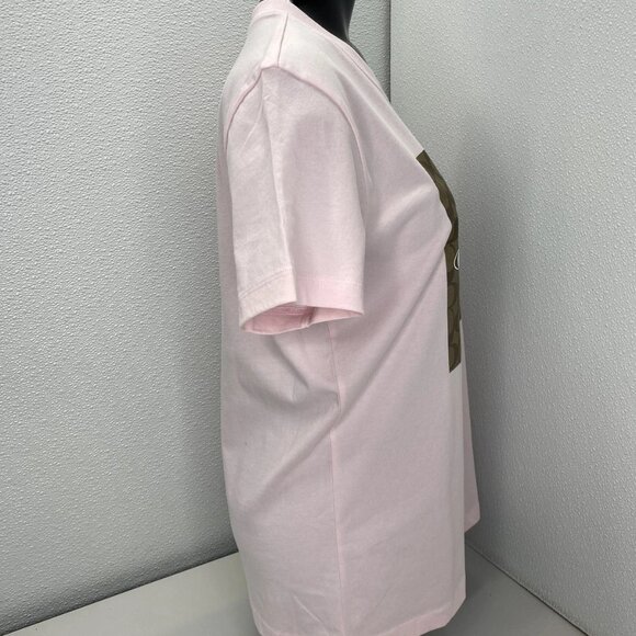 NEW COACH Women’s Signature Logo Graphic T-Shirt Size XS Light Pink - Picture 7 of 11